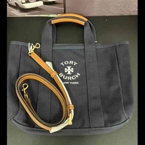 Tory Burch canvas small tote crossbody - Picture 2 of 4